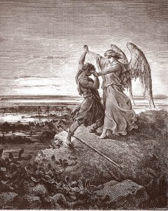 La lotta di Giacobbe con l'angelo di Genesi 32, 23-33