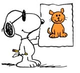 Snoopy and the Cat