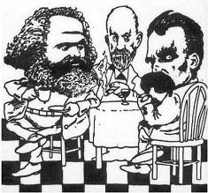 Karl Marx, Sigmund Freud e Friedrich Nietzsche