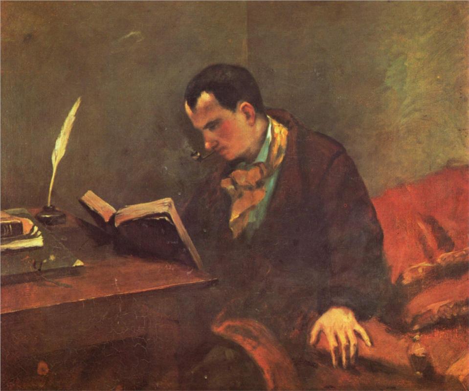 Gustave Courbet, Charles Baudelaire nel 1848
