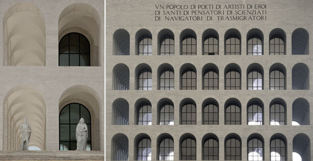 Palazzo della Civiltà Italiana (o Palazzo della Civiltà del Lavoro, o Colosseo Quadrato); EUR, Roma