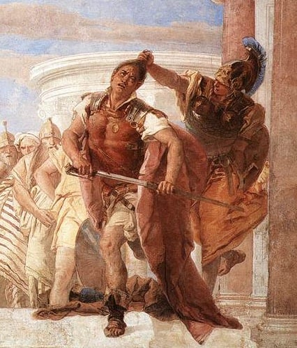 Minerva impedisce ad Achille di uccidere Agamennone