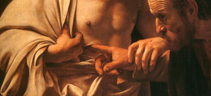 Caravaggio - doubting thomas