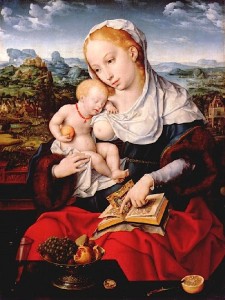 La-Madonna-e-Gesù-Joos-van-Cleve-1525-ca.